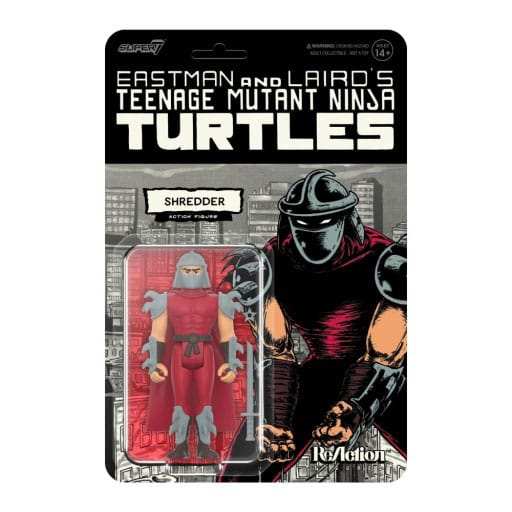 Teenage Mutant Ninja Turtles ReAction Actionfigur Wave 11 Shredder (Comic Color) 10 cm - Smalltinytoystore