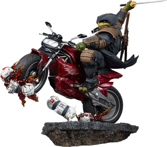 Teenage Mutant Ninja Turtles Statue 1/4 The Last Ronin On Bike 53 cm - Smalltinytoystore