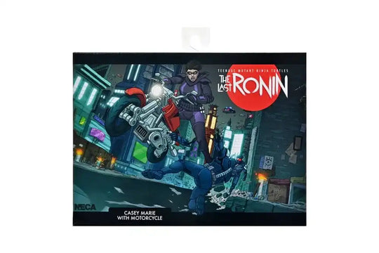 Teenage Mutant Ninja Turtles (The Last Ronin The Lost Years) Actionfigur Casey Marie with Last Ronin Motorcycle 18 cm