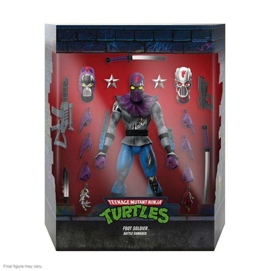 Teenage Mutant Ninja Turtles Ultimates Actionfigur Foot Soldier (Battle Damaged) 18 cm - Smalltinytoystore