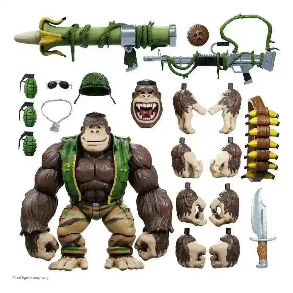 Teenage Mutant Ninja Turtles Ultimates Actionfigur Guerrilla Gorilla mit Zubehör bei Smalltinytoystore