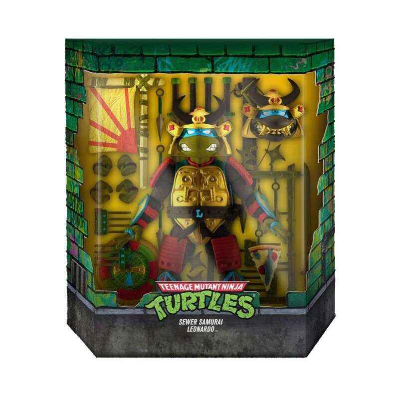 Teenage Mutant Ninja Turtles Ultimates Actionfigur Leo the Sewer Samurai 18 cm - Smalltinytoystore