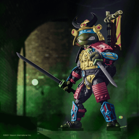 Teenage Mutant Ninja Turtles Ultimates Actionfigur Leo the Sewer Samurai 18 cm - Smalltinytoystore