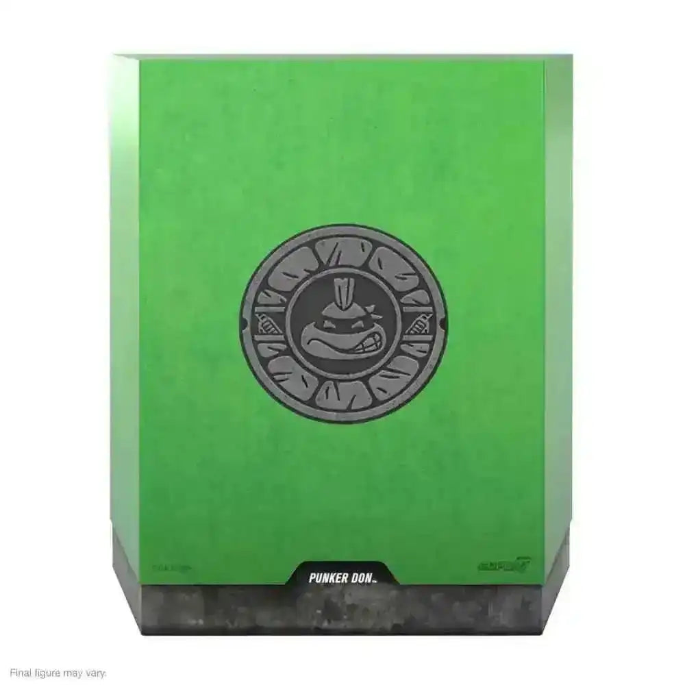 Teenage Mutant Ninja Turtles Ultimates Punker Donatello Figur im grünen Sammlerbox, Smalltinytoystore