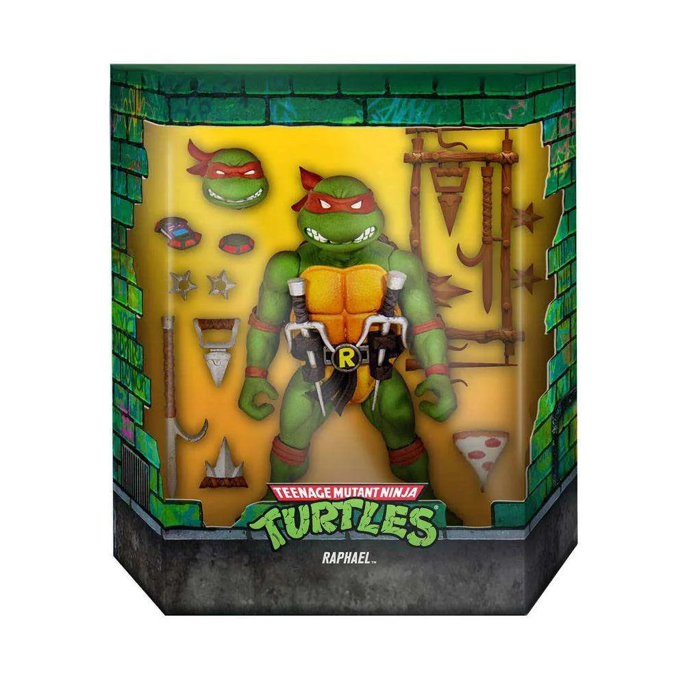 Teenage Mutant Ninja Turtles Raphael Actionfigur mit Zubehör in Box bei Smalltinytoystore