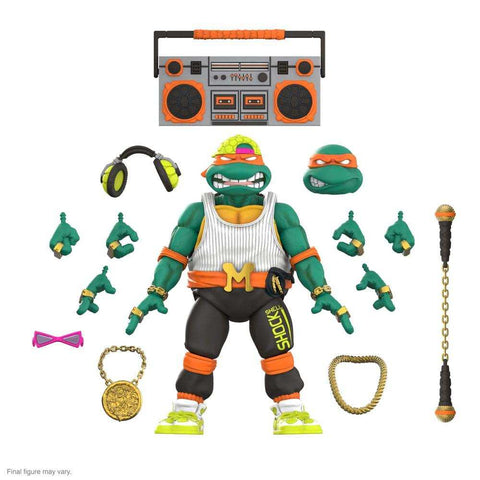 Teenage Mutant Ninja Turtles Ultimates Actionfigur Rappin' Mike 18 cm - Smalltinytoystore