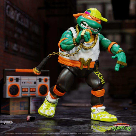 Teenage Mutant Ninja Turtles Ultimates Actionfigur Rappin' Mike 18 cm - Smalltinytoystore