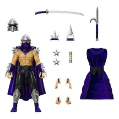 Teenage Mutant Ninja Turtles Ultimates Actionfigur Shredder (Silver Armor) 18 cm Ohne Mailer - Smalltinytoystore