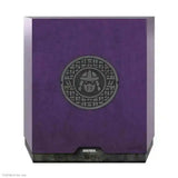 Teenage Mutant Ninja Turtles Ultimates Shredder Silber Rüstung Actionfigur Box, lila Design, Smalltinytoystore