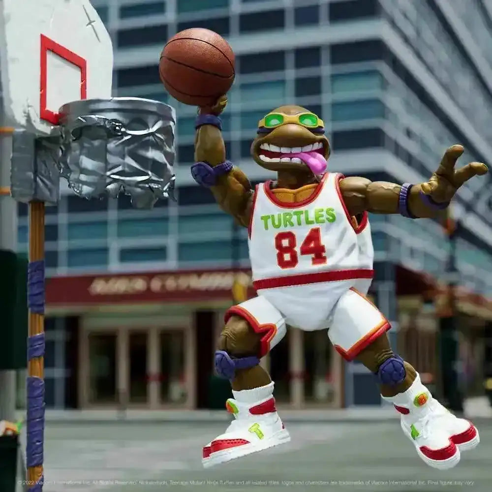 Teenage Mutant Ninja Turtles Ultimates Actionfigur Slam Dunkin' Don 18 cm OHNE BRAUNEN MAILER - Smalltinytoystore