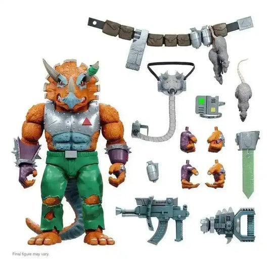 Teenage Mutant Ninja Turtles Ultimates Triceraton Actionfigur mit Zubehör, Smalltinytoystore