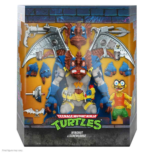 Teenage Mutant Ninja Turtles Ultimates Actionfigur Wingnut & Screwloose 18 cm - Smalltinytoystore