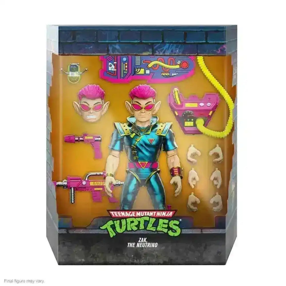Teenage Mutant Ninja Turtles Ultimates Actionfigur Zak the Neutrino 18 cm mit Zubehör, Smalltinytoystore