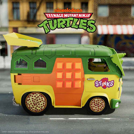 Teenage Mutant Ninja Turtles Ultimates Fahrzeug Party Wagon 51 x 35 cm - Smalltinytoystore