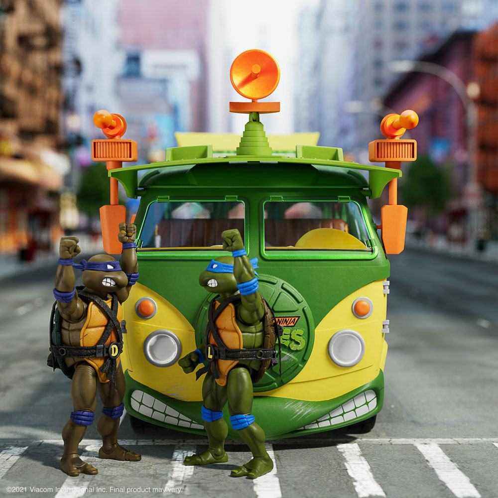 Teenage Mutant Ninja Turtles Ultimates Fahrzeug Party Wagon 51 x 35 cm - Smalltinytoystore