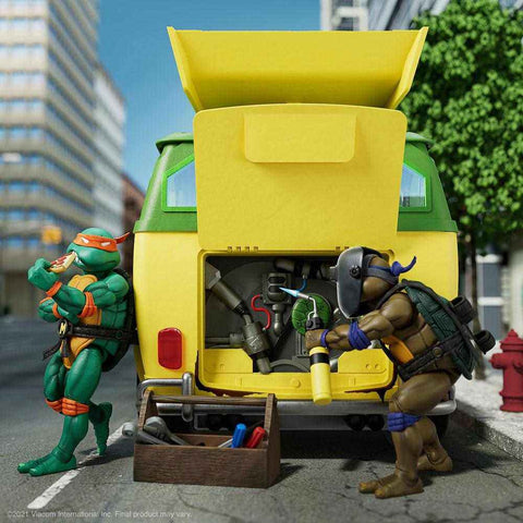 Teenage Mutant Ninja Turtles Ultimates Fahrzeug Party Wagon 51 x 35 cm - Smalltinytoystore