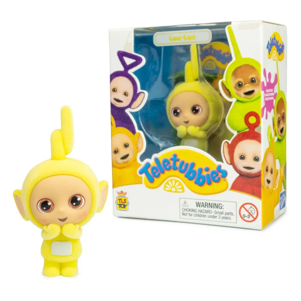 Teletubbies Cheebee Minifigur Laa-Laa Flocked 6 cm - Smalltinytoystore