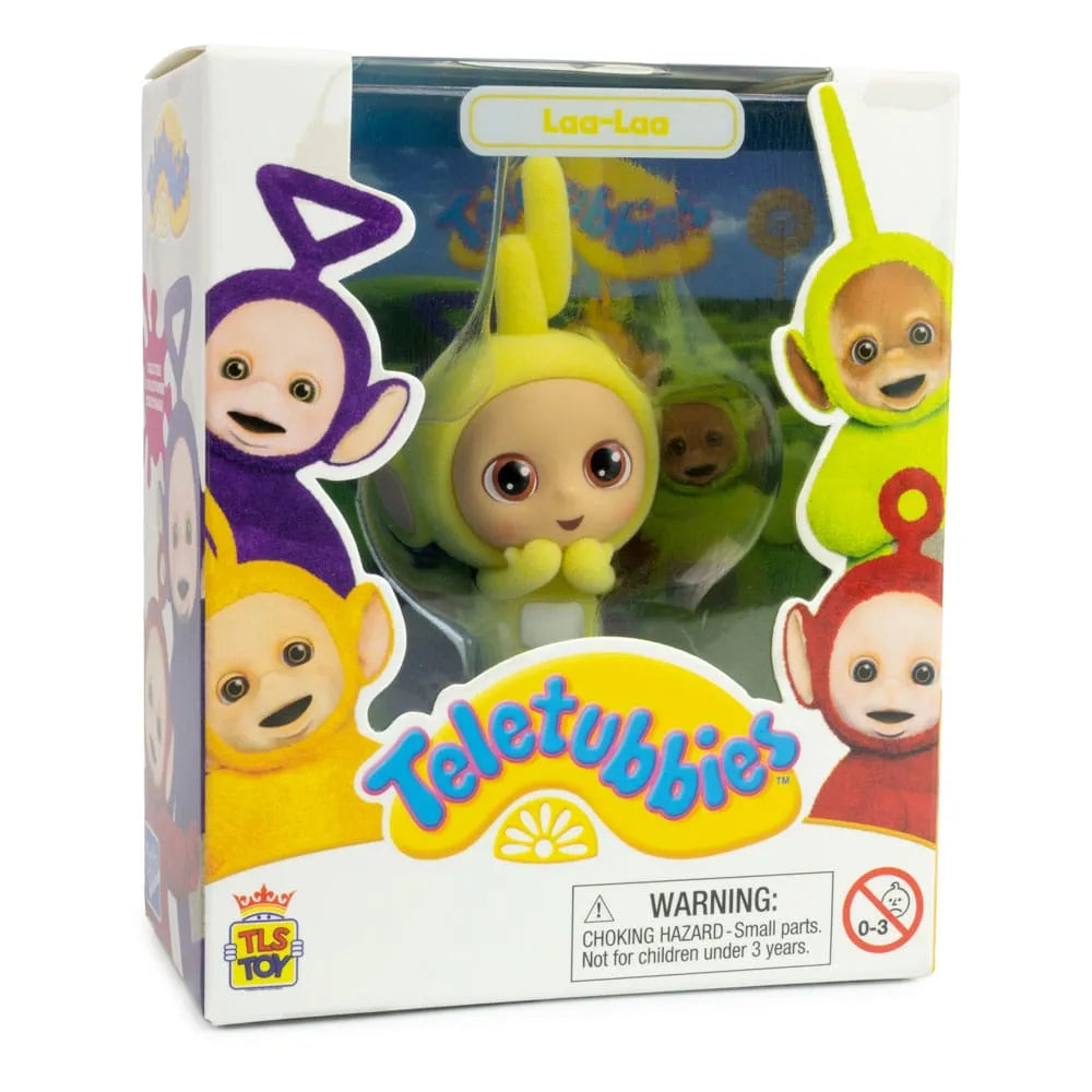 Teletubbies Cheebee Minifigur Laa-Laa Flocked 6 cm - Smalltinytoystore