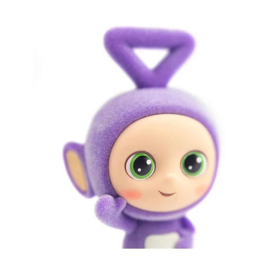 Teletubbies Cheebee Minifigur Tinky Winky Flocked 6 cm - Smalltinytoystore