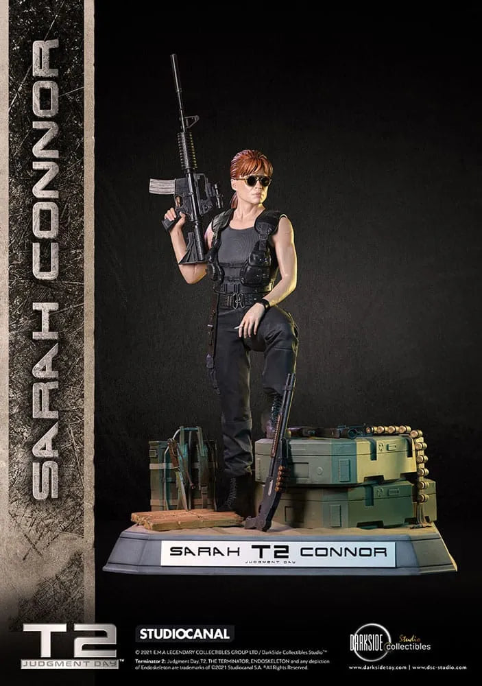 Terminator 2 Judgement Day Premium Statue 1/3 Sarah Connor T2 30th Anniversary Edition 71 cm - Smalltinytoystore