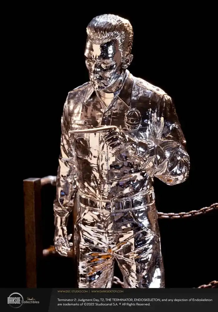 Terminator 2 Judgement Day Premium Statue 1/3 T-1000 Liquid Metal 30th Anniversary Edition 70 cm - Smalltinytoystore