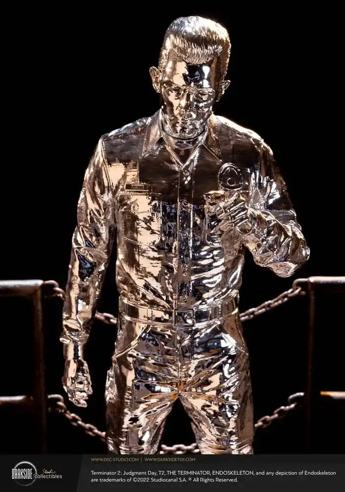 Terminator 2 Judgement Day Premium Statue 1/3 T-1000 Liquid Metal 30th Anniversary Edition 70 cm - Smalltinytoystore