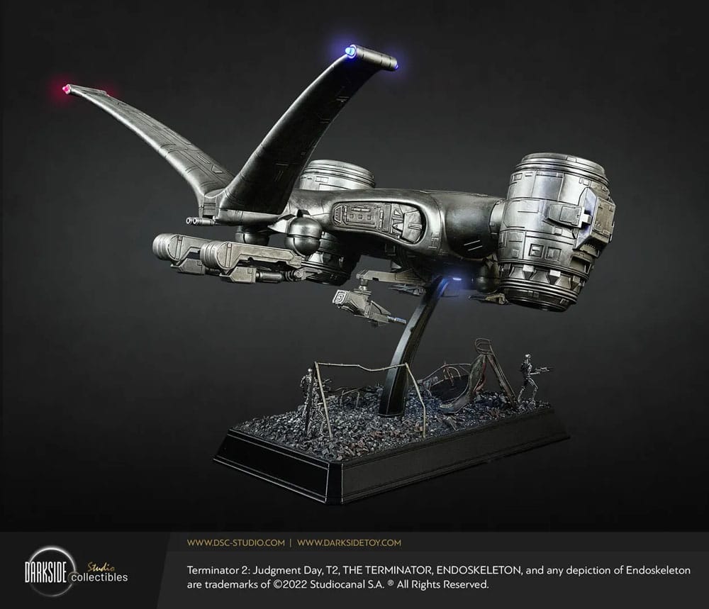Terminator 2 Judgment Day Replik Aerial Hunter Killer 30th Anniversary Edition 60 cm - Smalltinytoystore