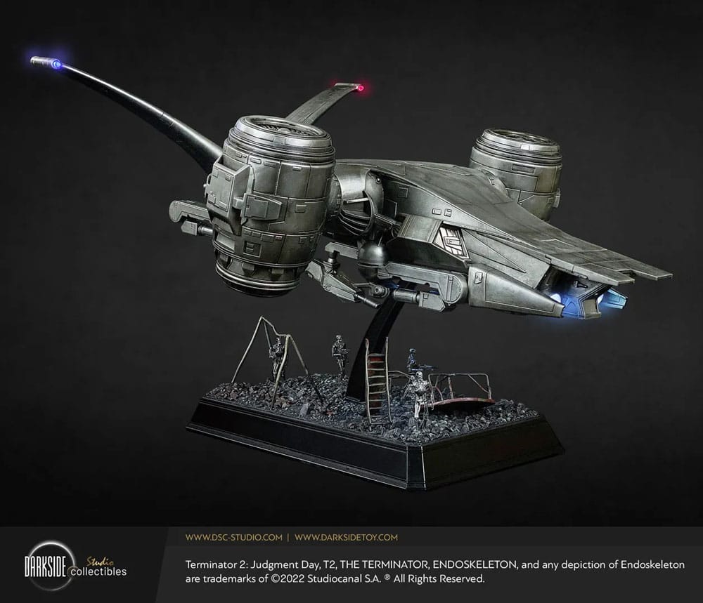 Terminator 2 Judgment Day Replik Aerial Hunter Killer 30th Anniversary Edition 60 cm - Smalltinytoystore