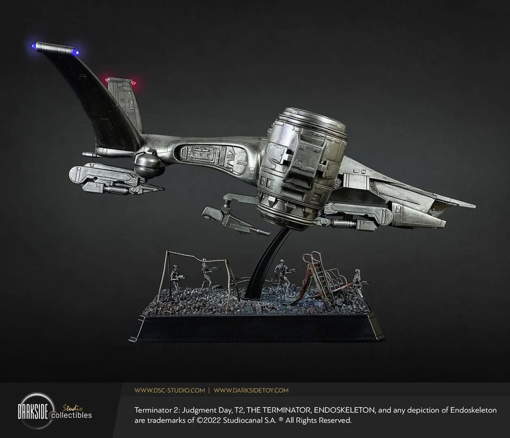 Terminator 2 Judgment Day Replik Aerial Hunter Killer 30th Anniversary Edition 60 cm - Smalltinytoystore