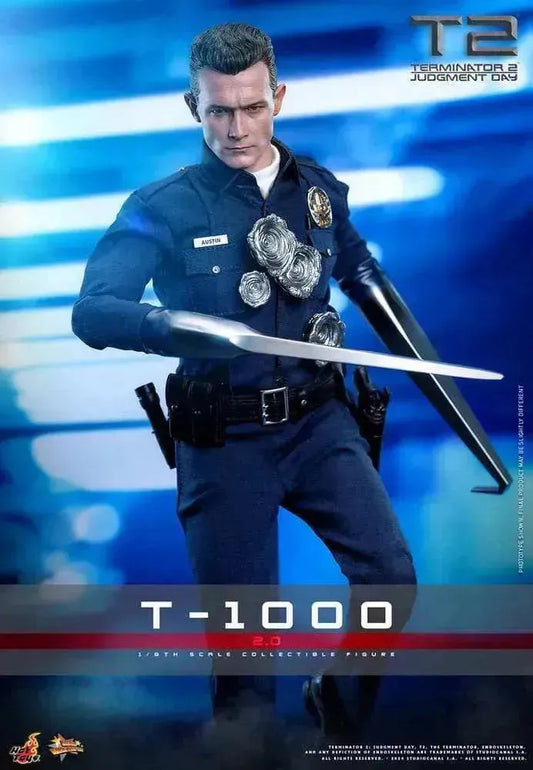 Terminator 2 Movie Masterpiece Actionfigur 1/6 T-1000 (2.0) 31 cm HOT TOYS - Smalltinytoystore