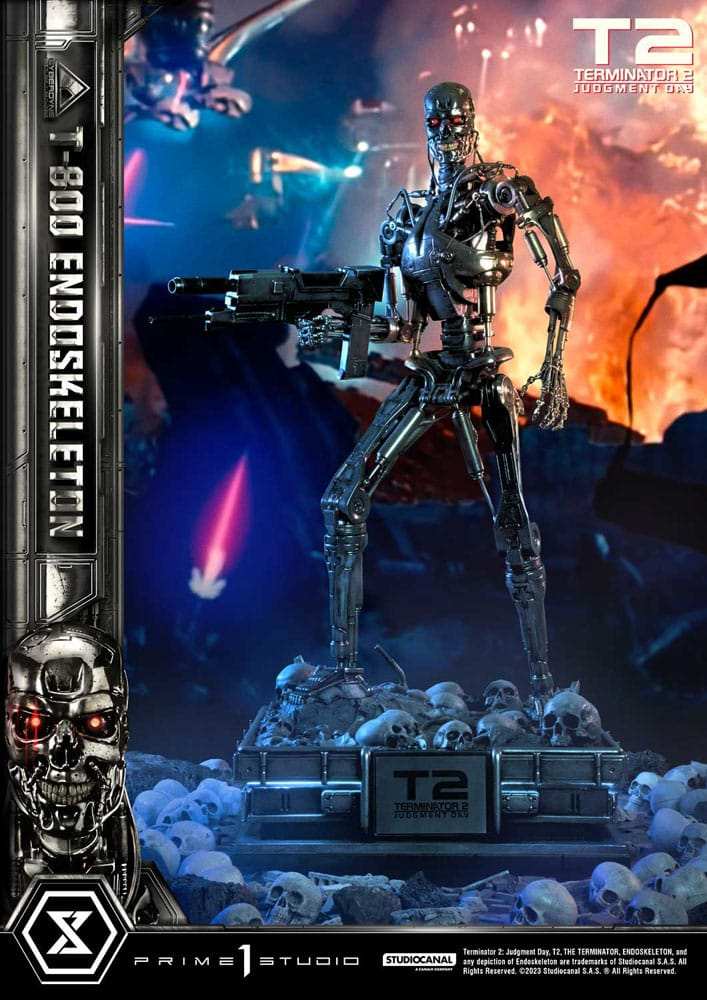 Terminator 2 Museum Masterline Series Statue 1/3 Judgment Day T800 Endoskeleton 74 cm - Smalltinytoystore