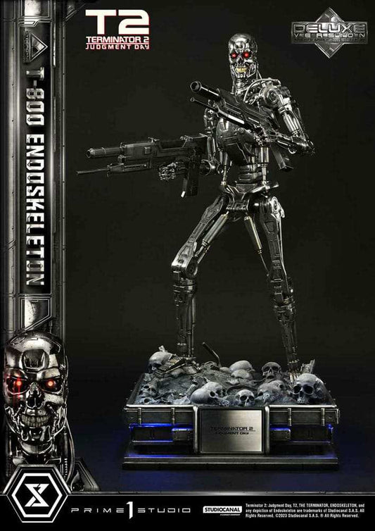 Terminator 2 Museum Masterline Series Statue 1/3 Judgment Day T800 Endoskeleton Deluxe Bonus Version 74 cm - Smalltinytoystore