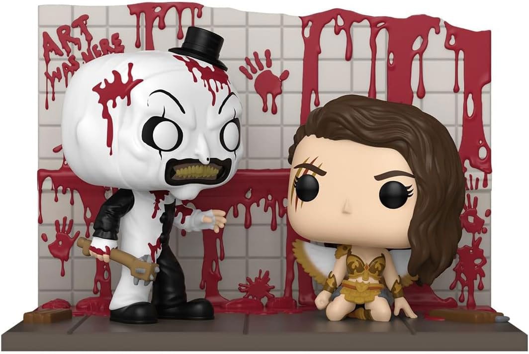 Terrifier 2 POP Moments Vinyl Figuren Art vs Sienna 9 cm - Smalltinytoystore
