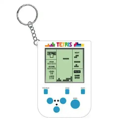 Tetris Mini Retro Handheld Videospiel-Schlüsselanhänger - Smalltinytoystore