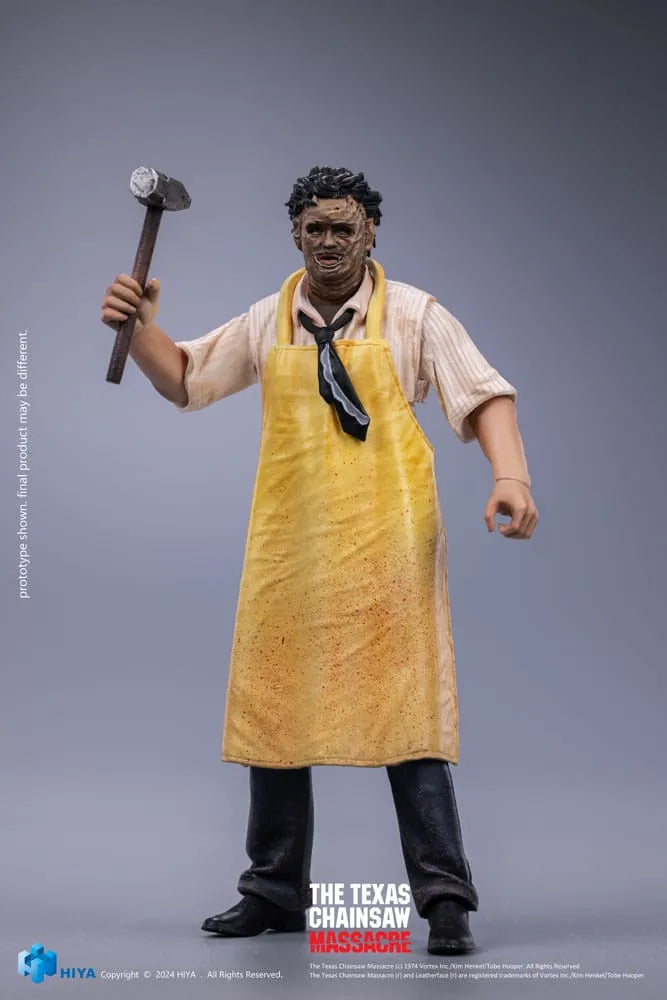Texas Chainsaw Massacre (1974) Exquisite Mini Actionfigur 1/18 LeatherFace - Killing Mask Standard Ver. 11 cm - Smalltinytoystore