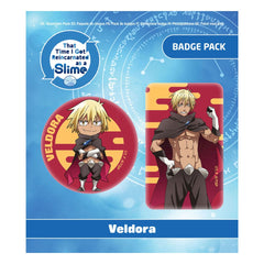 That Time I Got Reincarnated as a Slime Ansteck-Buttons Doppelpack Veldora Human Form - Smalltinytoystore