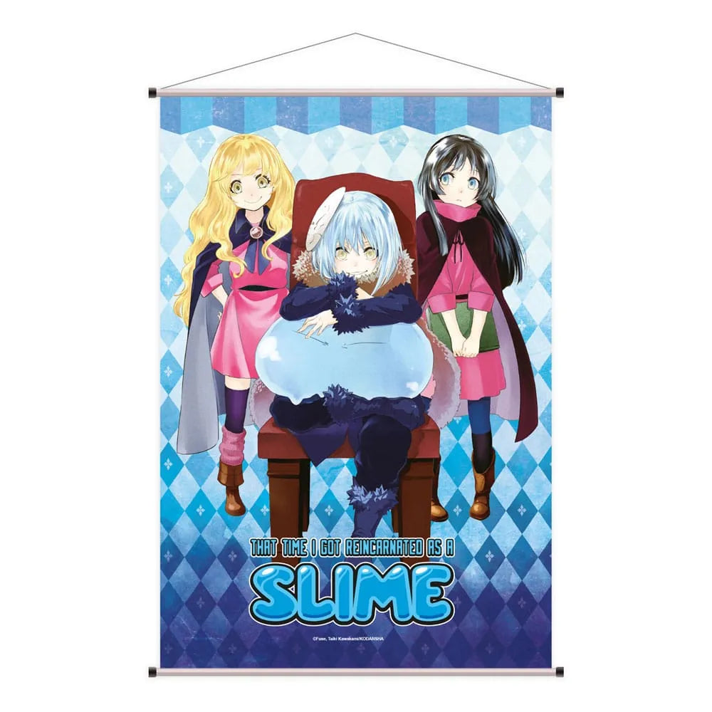 That Time I Got Reincarnated as a Slime Wandrolle Rimuru, Alice, Chloe 60 x 90 cm - Smalltinytoystore