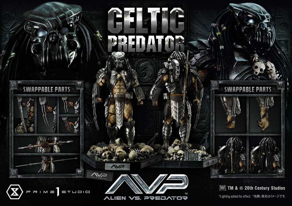 The Alien vs. Predator Museum Masterline Series Statue 1/3 Celtic Predator 95 cm - Smalltinytoystore