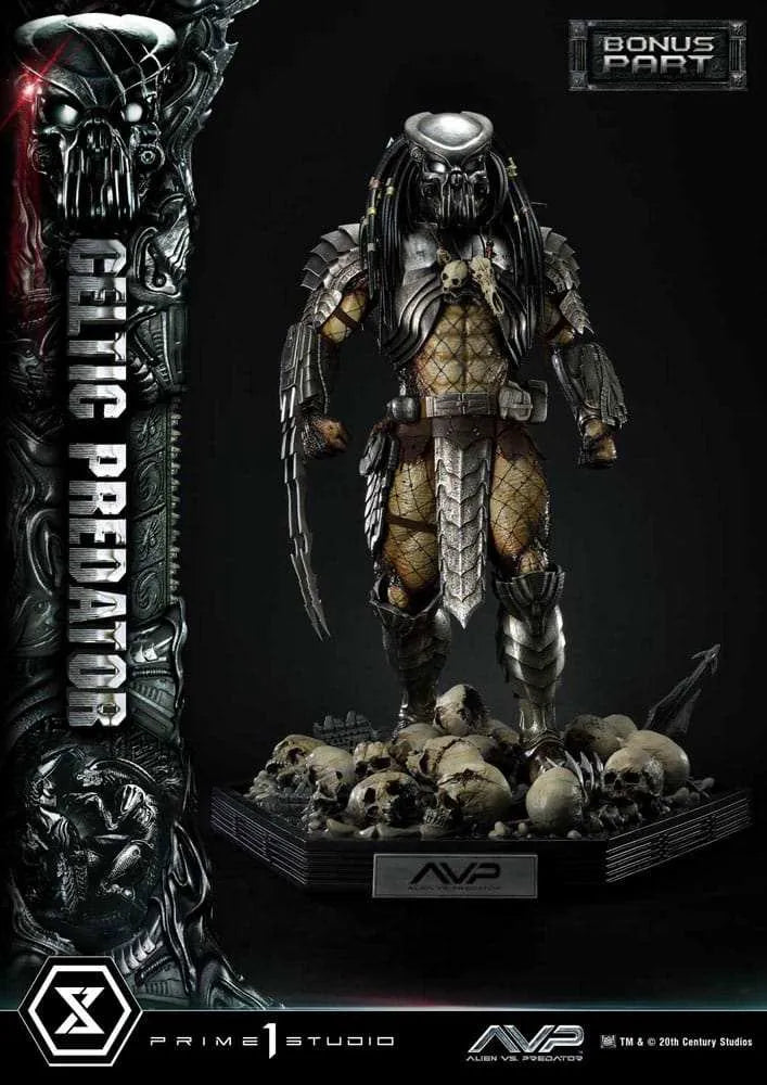 The Alien vs. Predator Museum Masterline Series Statue 1/3 Celtic Predator Bonus Ver. 95 cm - Smalltinytoystore