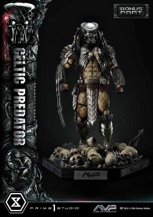 The Alien vs. Predator Museum Masterline Series Statue 1/3 Celtic Predator Bonus Ver. 95 cm - Smalltinytoystore