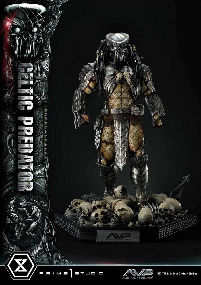 The Alien vs. Predator Museum Masterline Series Statue 1/3 Celtic Predator Bonus Ver. 95 cm - Smalltinytoystore