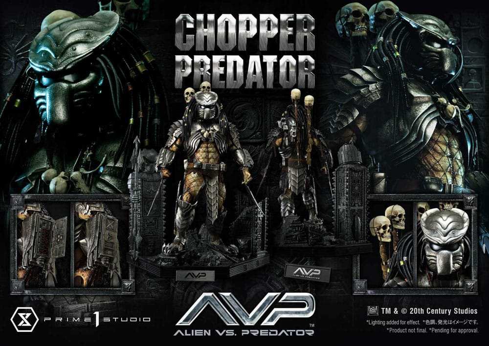 The Alien vs. Predator Museum Masterline Series Statue 1/3 Chopper Predator 103 cm - Smalltinytoystore