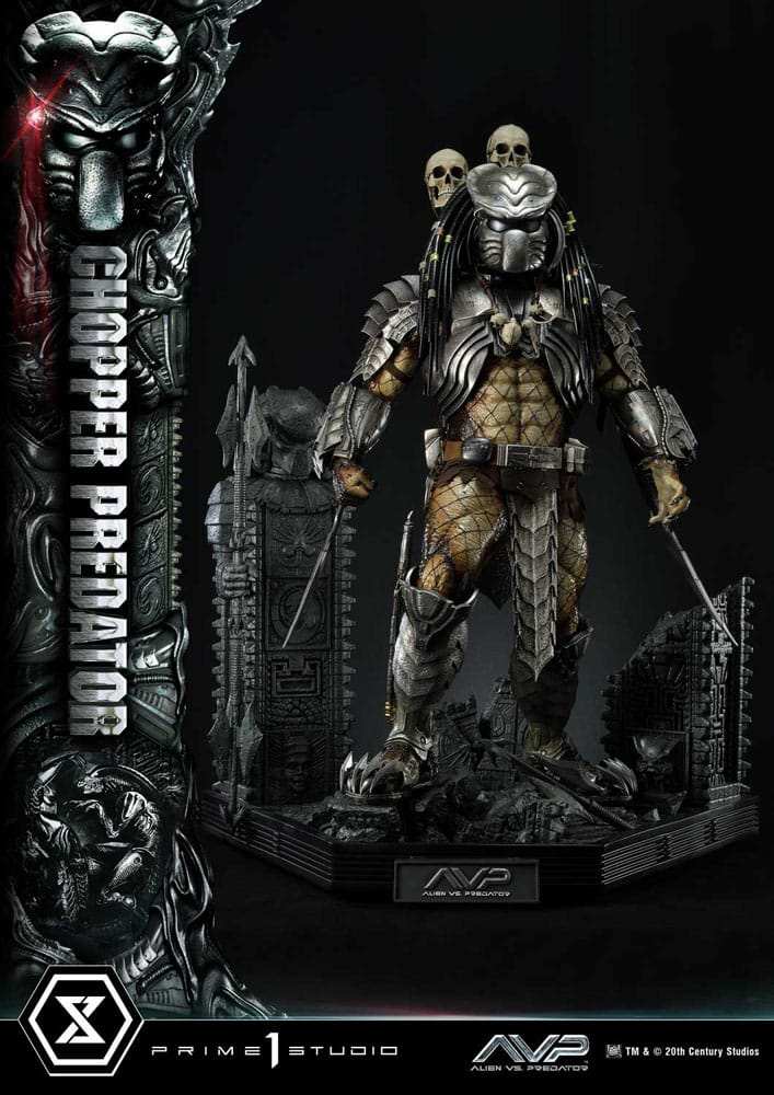 The Alien vs. Predator Museum Masterline Series Statue 1/3 Chopper Predator 103 cm - Smalltinytoystore