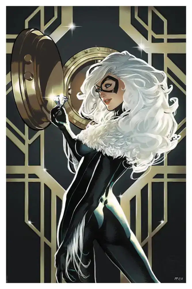 The Amazing Spider-Man Kunstdruck Cosmic Black Cat 61 x 41 cm - ungerahmt