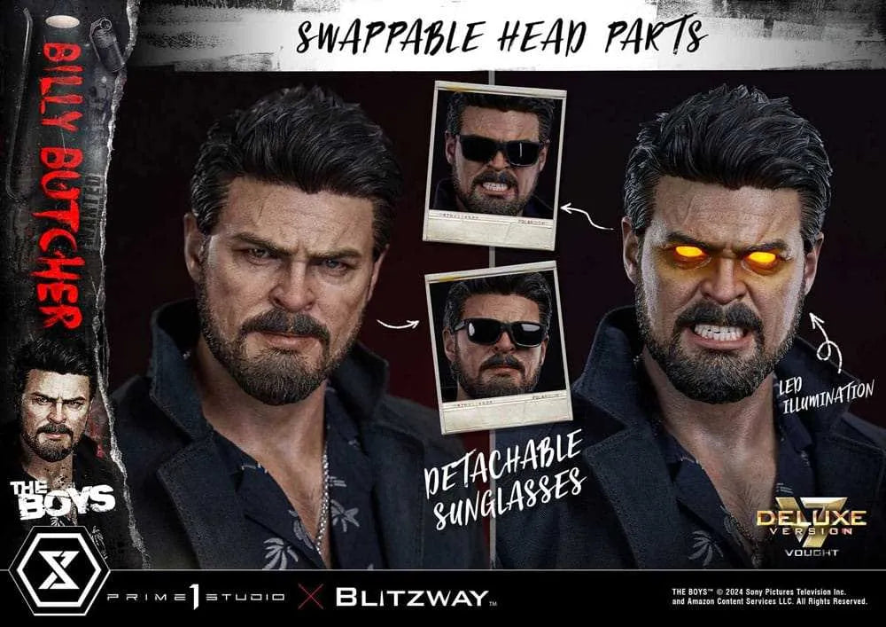 The Boys Premium Masterline Series Statue 1/4 William Billy Butcher Deluxe Version 57 cm - Smalltinytoystore