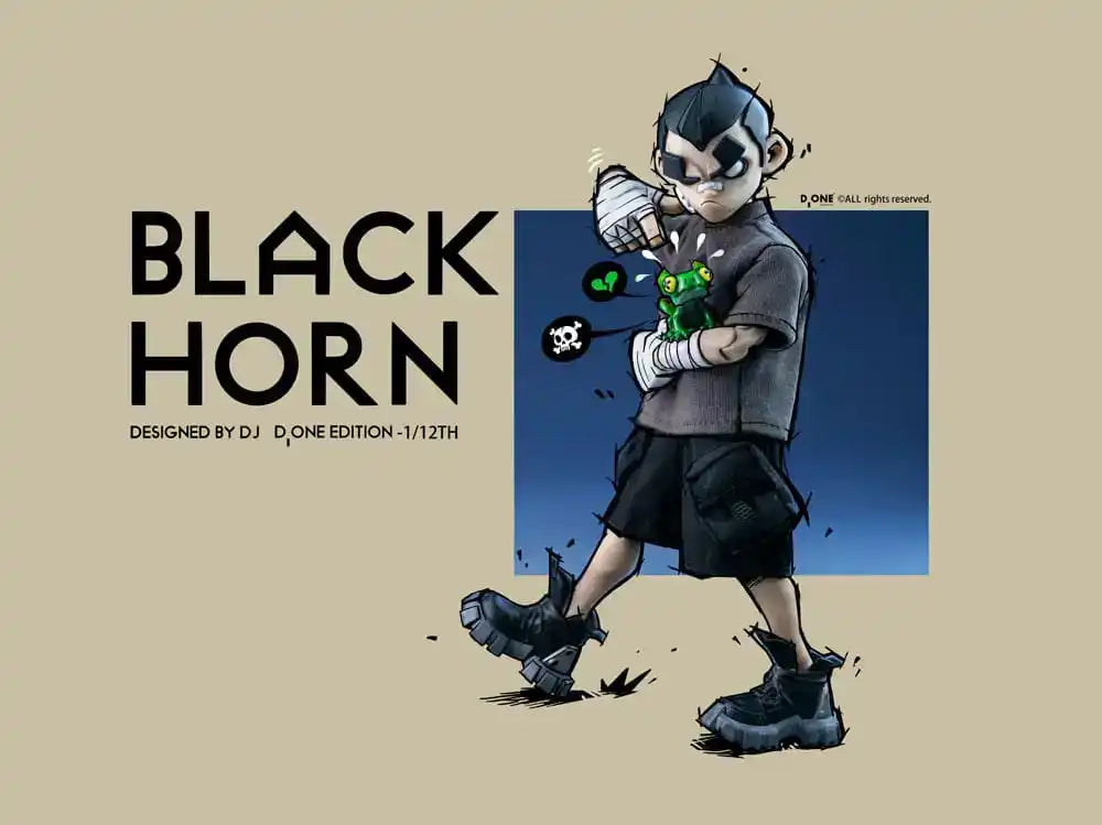 The Circle Actionfigur Kit 1/12 Black Horn Year of the Loong Limited Edition 16 cm - Smalltinytoystore