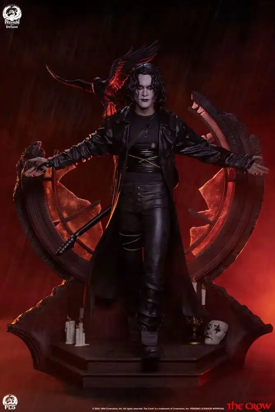 The Crow Epic Series Statue 1/3 Crow Deluxe Edition 66 cm - Smalltinytoystore