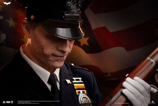 The Dark Knight Büste 1/1 The Joker (Police Uniform) 87 cm - Smalltinytoystore