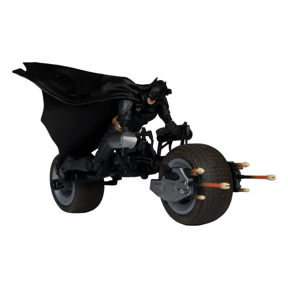 The Dark Knight DC Multiverse Actionfigur mit Fahrzeug Batman & The Batpod 18 cm - Smalltinytoystore