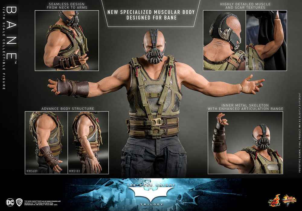 The Dark Knight Trilogy Movie Masterpiece 1/6 Bane 31 cm - Smalltinytoystore